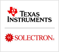 TI and Solectron Logo